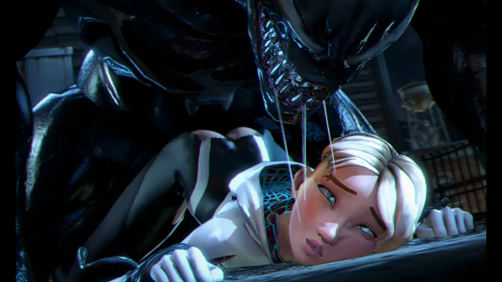 The eyes behind a broken mind (Spider-man Into The Spider-verse)