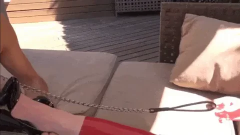 🌿 Garden Slave Serves His Latex Domina 👠👅