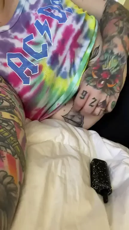 Goth Babe's Perky Pierced Tits Bouncin' Wild 🔥🍒