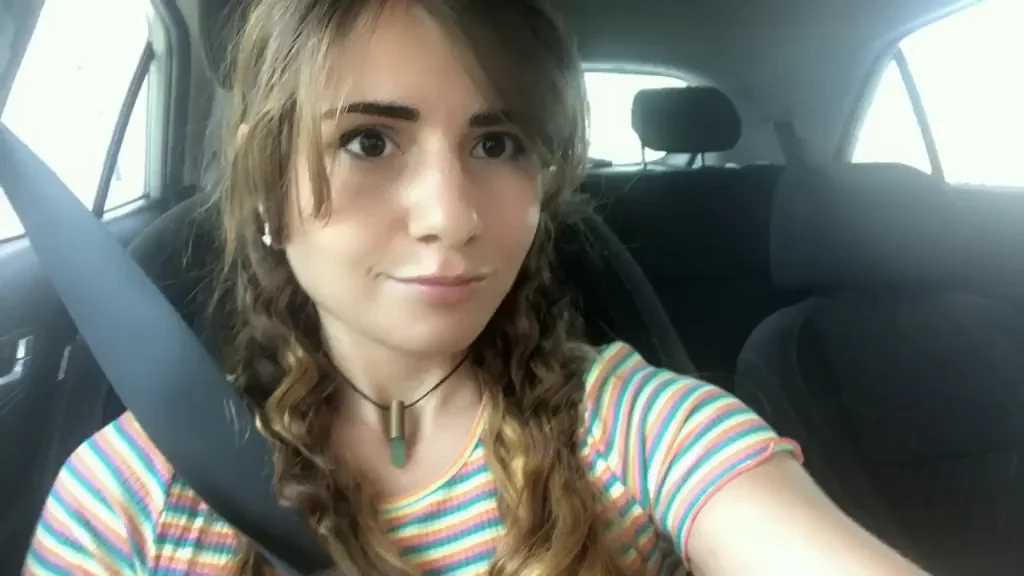 Youth Group Slut Fingers Her Tight Pussy in the Car Every Saturday