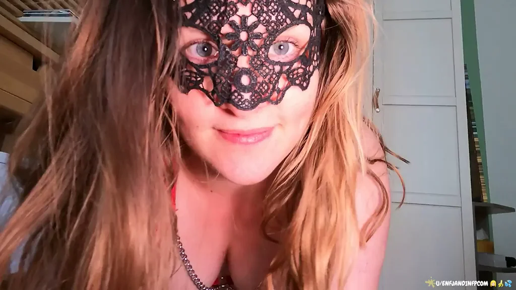 💦 Masked Slut Begs: Cum All Over My Tits! 😈
