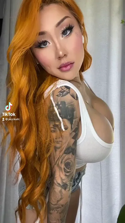 Asian Redhead bigtit tiktok slut