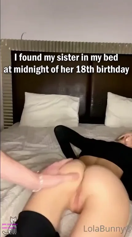 18yo Lola Bunny Sis Craves Bro's Cock on Birthday! 🐰🍆💦