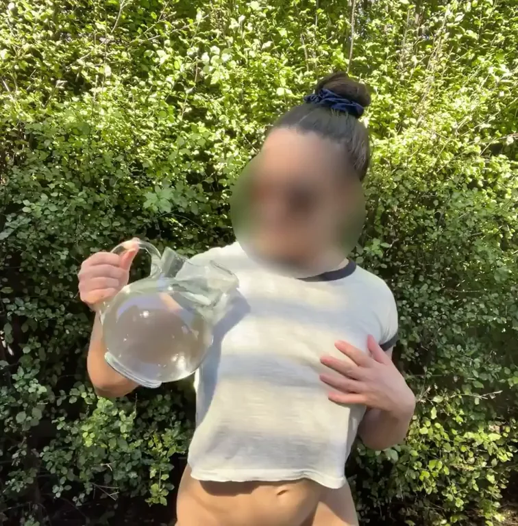 Soaking wet b-cups