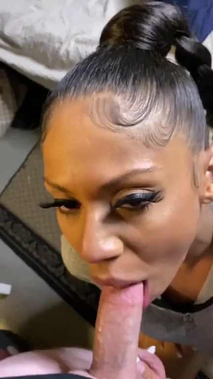 Hot Slut sucks cock and gets facial
