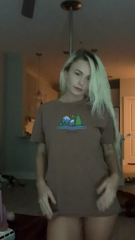 filmed this titty drop video earlier today ;-)
