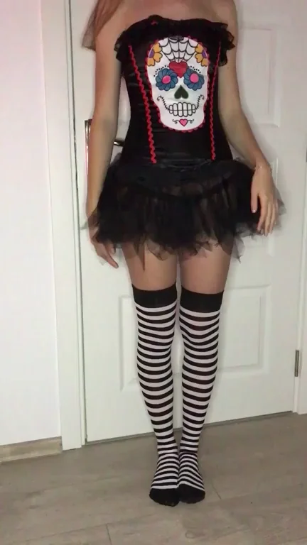 Halloween Slut Tease: Catch Me in This Tiny Tit Costume? 👻💦