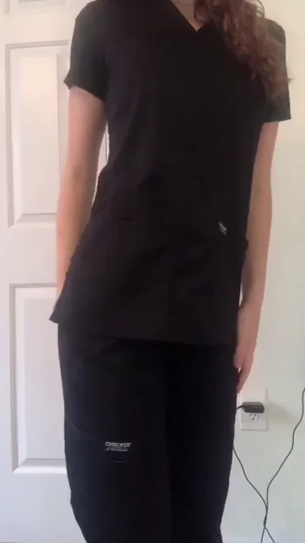 Would you fuck this med student from behind if I pulled down my scrubs?