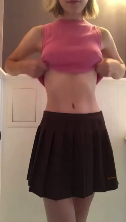 Didn’t wear a bra or panties to class today, figured it’d make it easier for you to bend me over and fuck me when the bell rang ??