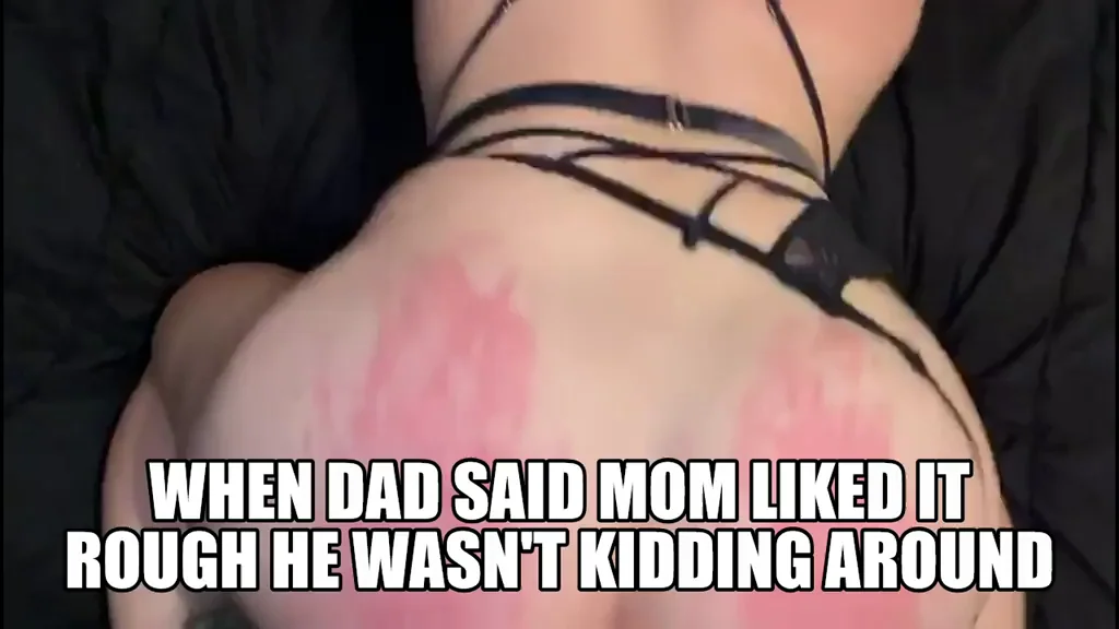 Mom's pink cheeks