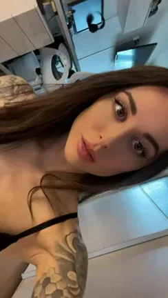 Tiny 18yo Slut Begs for Likes on Her Skinny Inked Body