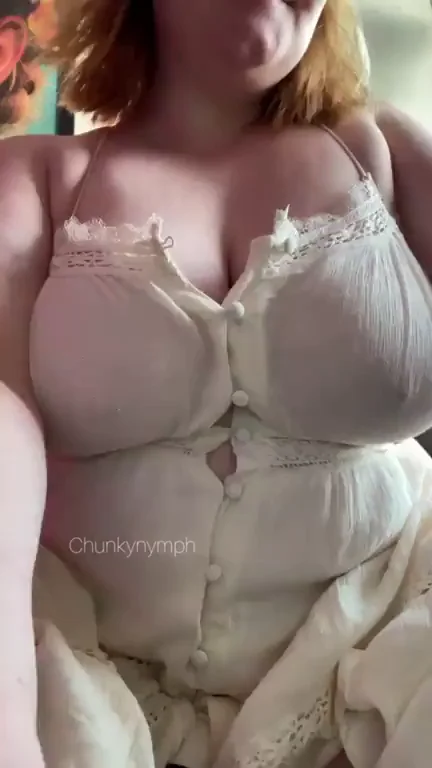 🍈 Massive Tits Bursting Out of Tight Dress 😍