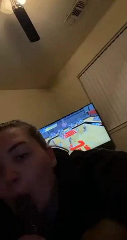 She doesn't miss a moment to suck me off