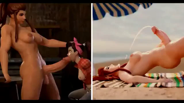 Futanari Brigitte x Dva ( nyl )