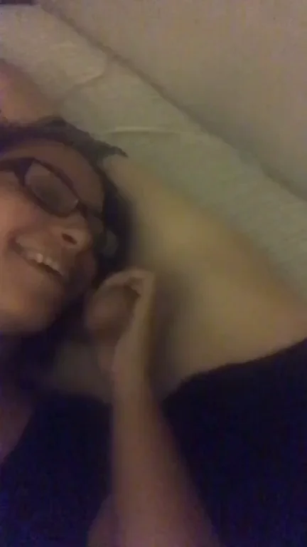 Glasses Girl's Naughty Tease: Finger-Fuck Fingers for His Throbbing Cravings