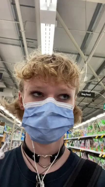 Twink Sissy Begging to Get Used in Public Store 😈🍑