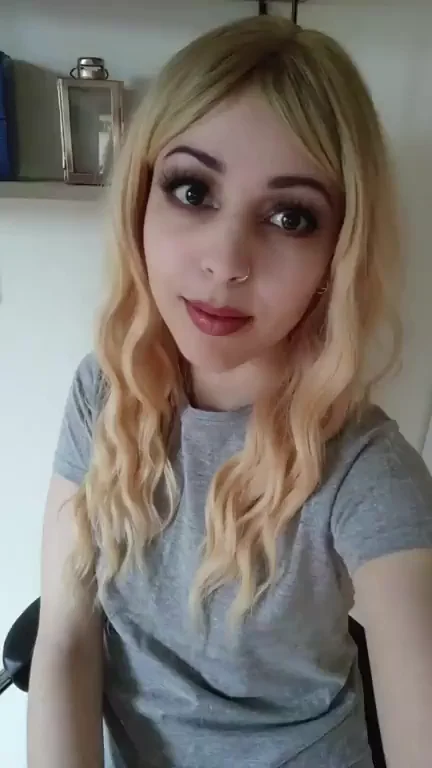 Which version of me is more cute? The sweet one, or the one chocking on a juicy cock like a good little cumslut?