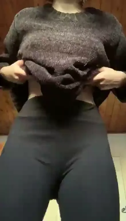 Sweater Slut Teases Her Perky Tits & Juicy Ass - Earn That Hot Load!
