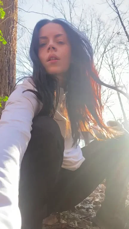 Creampie in the woods?