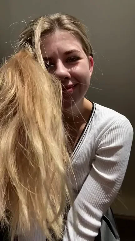 Leather Slut Teases Upskirt 🍑🔥
