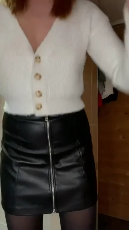 Does a leather skirt turn you on?
