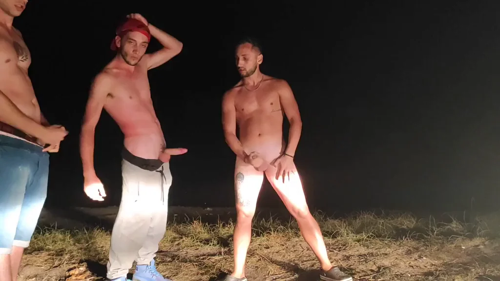 Lake Masturbation Turns into Thick Dick Stranger Gangbang