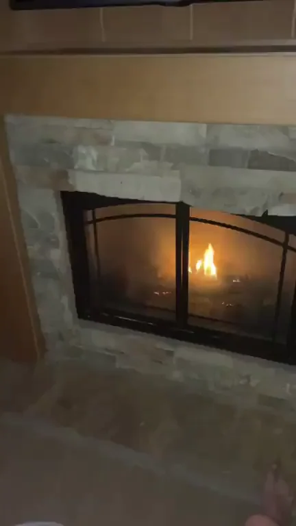 Fireside Cock Sucking Slut 🔥🍆💦
