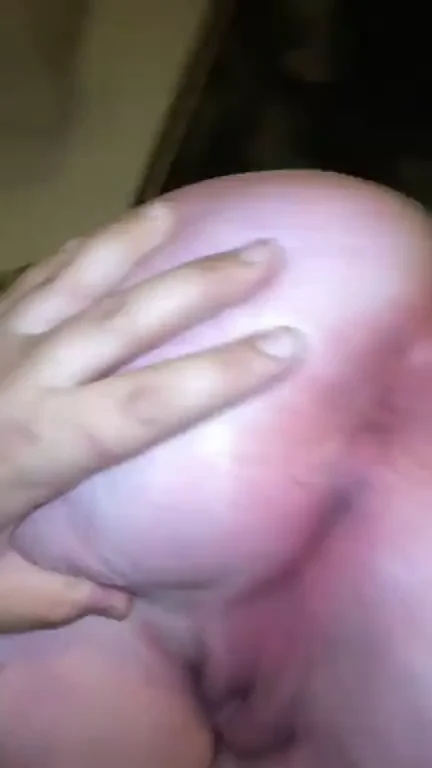 Spanked My Chubby GF's Fat Ass Red 🍑🔥 She Begged for More Hurt