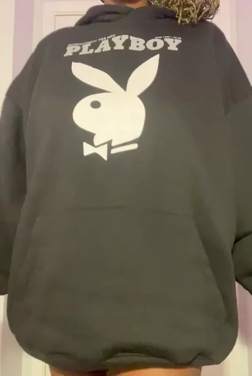 Hoodie Hiding My Massive Ebony Tits? Peekaboo! 🍆💦