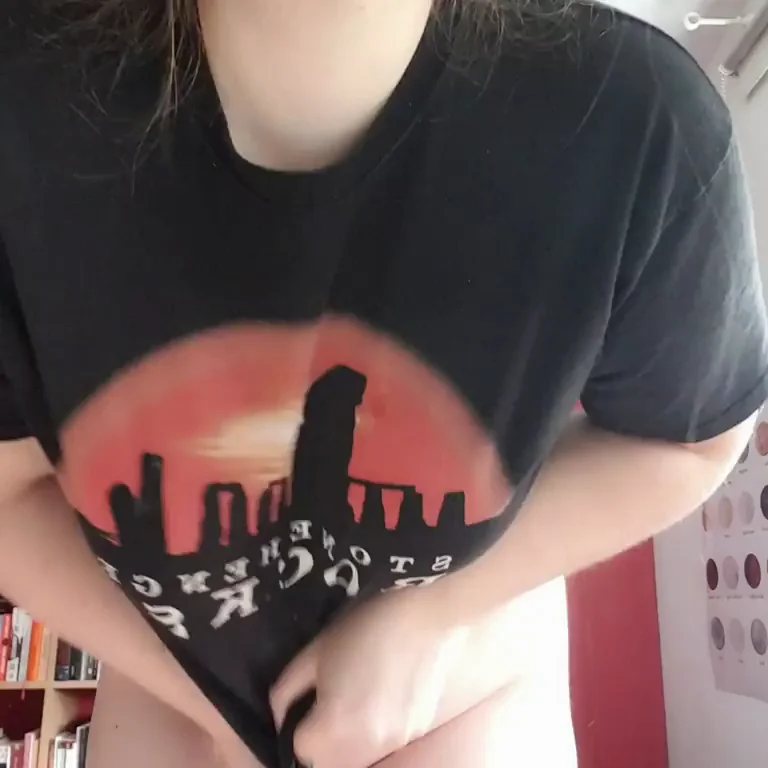 Pale Curvy Tease Flashes Massive Stonehenge Tits