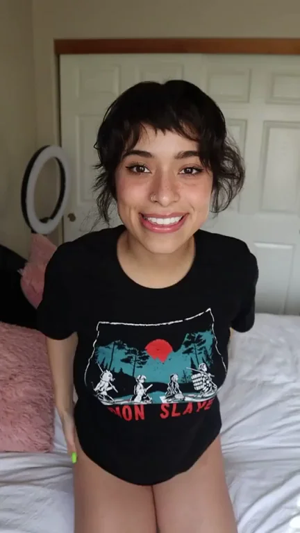 Pierced Nipples Tease? 😈🔥 Latina Ink Slut Shows Off