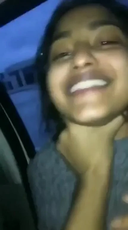 Indian girl playing on white Cock