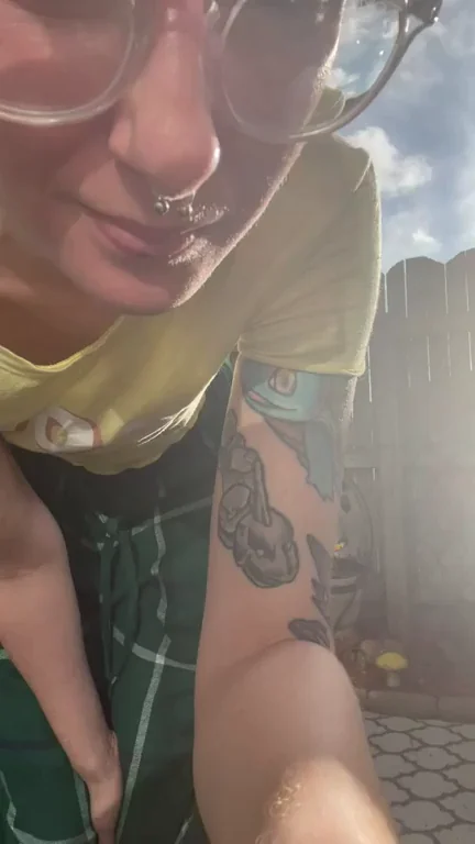 Caught Me Stripping Naked Outdoors? 😈🔥