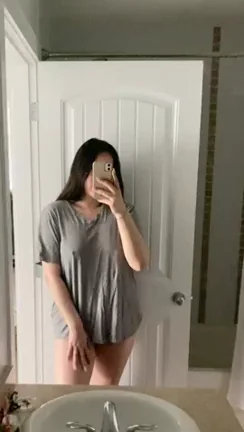😏 Begging for Bra & Panties While Freezing My Perky Tits & Pussy Bare 🥶🔥