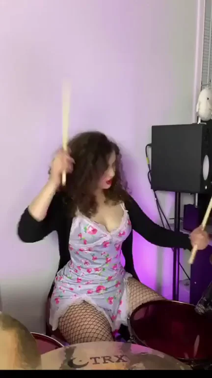 Hot drummer