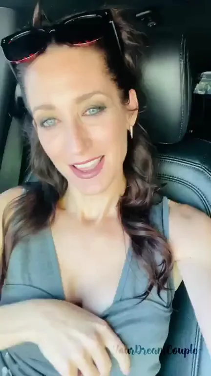 No Panty Day Car Tease 💋🚗🔥