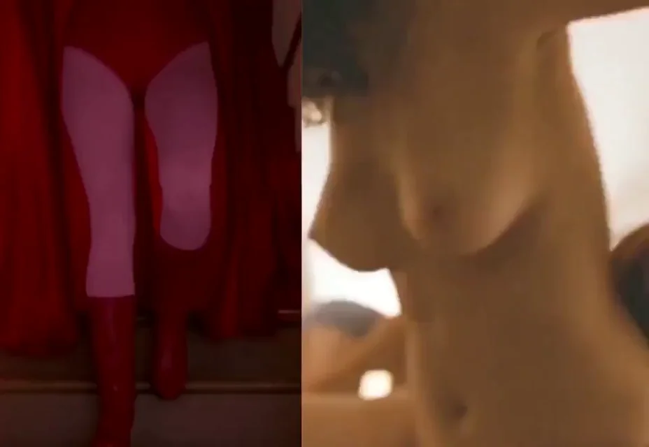Elizabeth Olsen's Juicy WandaVision Tits Spill Out Under Sexy Scarlet Witch Costume 😈🔥
