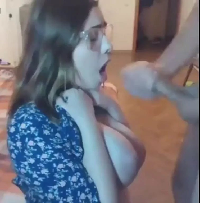 Glasses Girl's Massive Titty Tease & Thick Cock Facial 💦👓