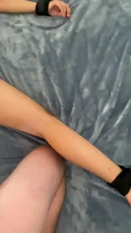Petite Slut Bound and Booty Up for Big Dick Tease