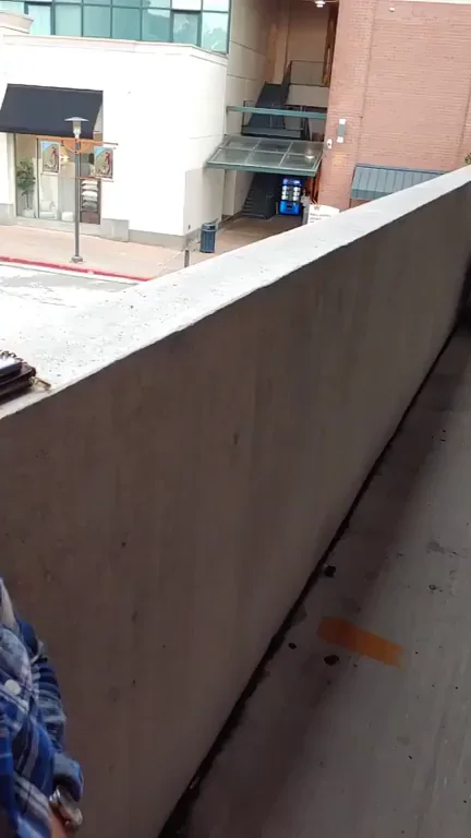 Parking Lot Tit Flash: Blonde Slut's Perky Rack Surprise!