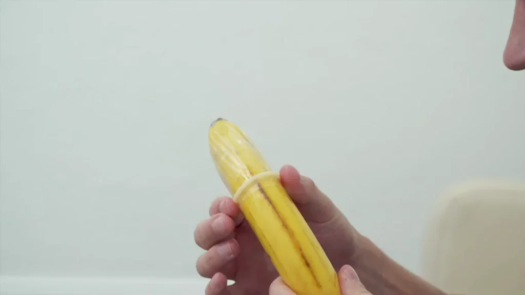 "What is my step-son doing with a banana??"