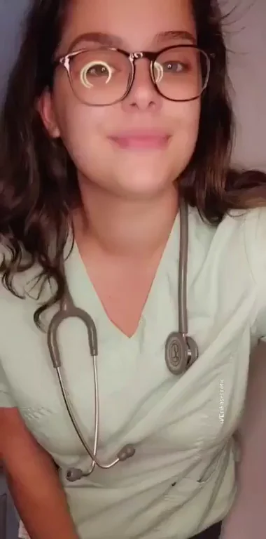 (f) I like making my stethoscope bounce on my tits