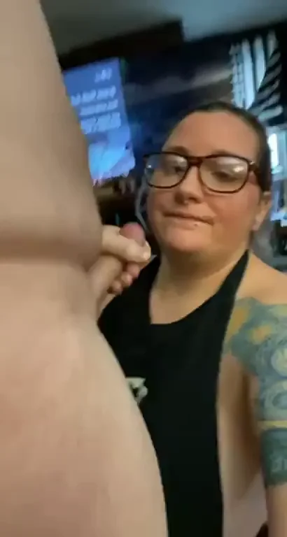 😈 Glasses Slut's Sticky Facial Selfie Cumshot 💦
