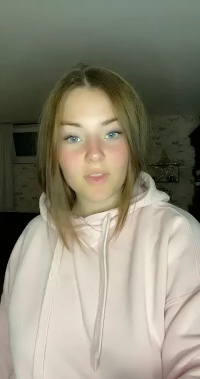 Amateur Busty Tease Begs for Chest Love in Pink Hoodie Flash