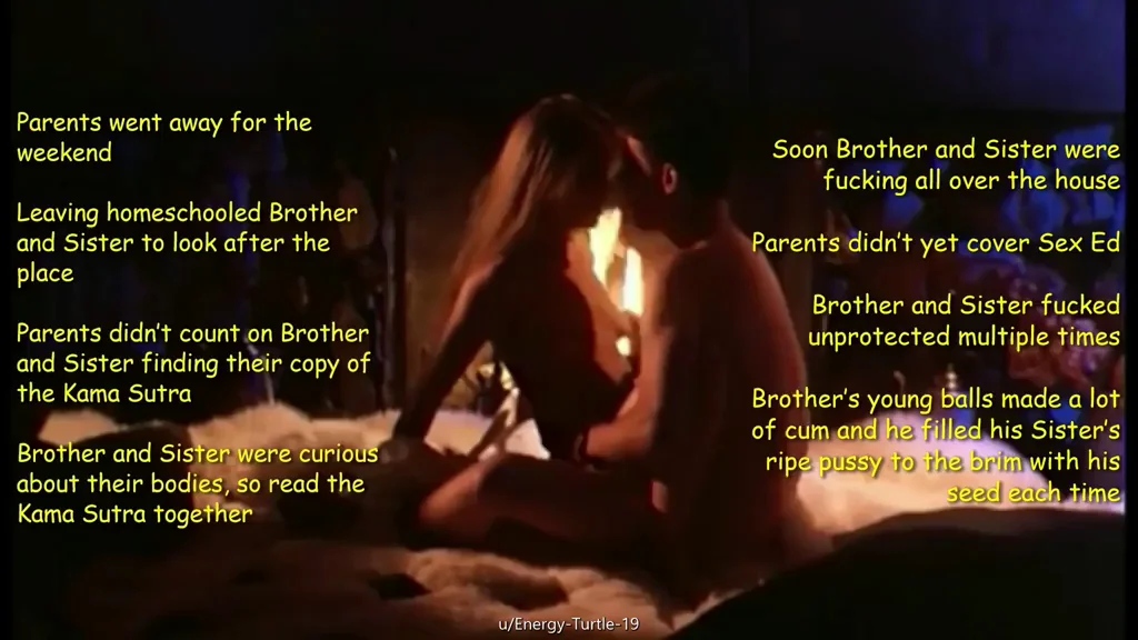 [B/S] What Happens When Home Alone, Homeschooled and Curious Brother and Sister Find Their Parents Copy of the Kama Sutra?