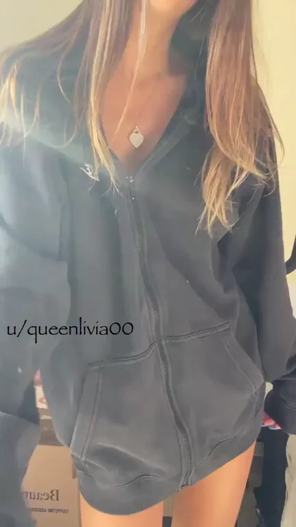 Sunny Tease: Hoodie Hides Massive Tits! ☀️🍈🍈