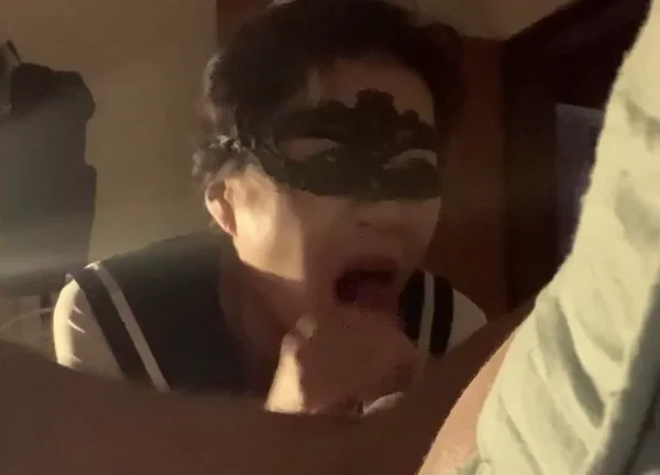 🔥 Masked Cum Thief Jane Osaka Milks That Dick Dry 😈💦