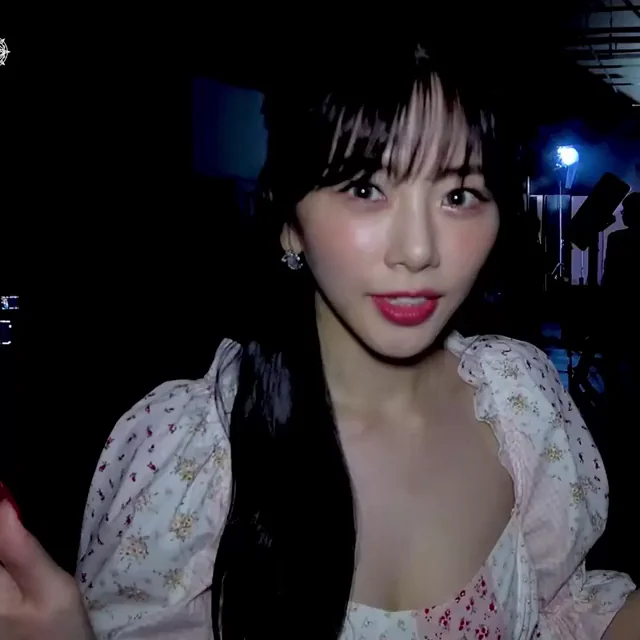 Jiu's Dreamcatcher Tease: Lacy Cleavage Dripping with K-Pop Slut Vibes