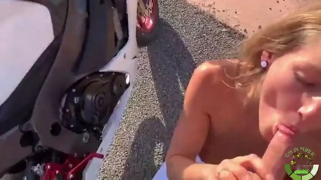 Petite Blonde Slut Rides Cocks & Scooters in Public 😈🏍️🍆