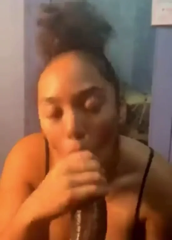 Blowjob Ebony Couple Sloppy Porn GIF by apollo6ix